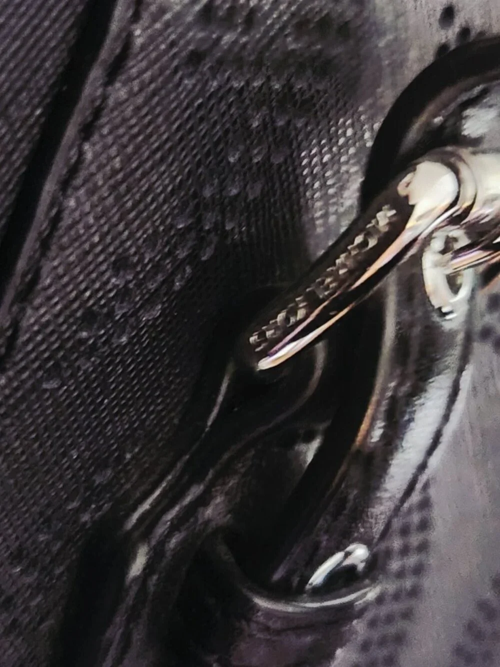 Like New Michael Kors Black Voyager Perforated Large Tote Bag
